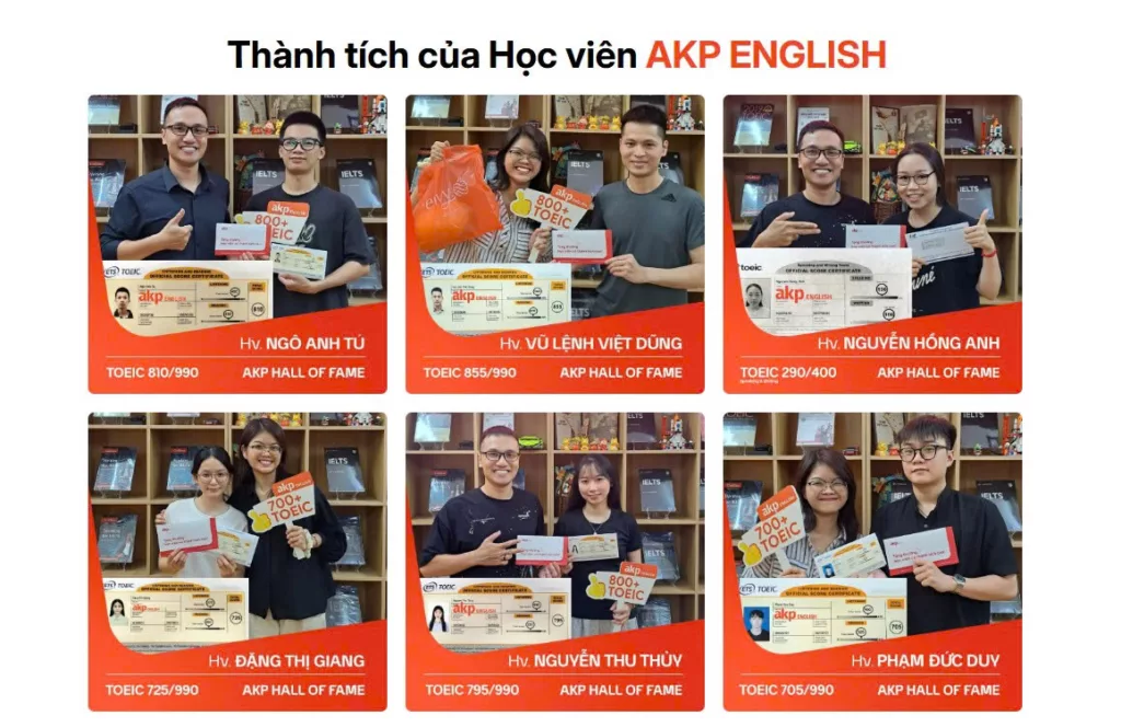 Review AKP English Long Biên luôn nhận được những đánh giá tích cực
